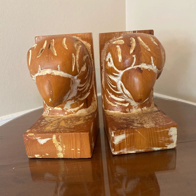 Mid-Century Modern Vintage Pair of Italian Style Parrot Bookends For Sale - Image 3 of 7