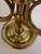 Metal Classic Brass Bouillotte Table Lamp With 3 Candle Arms For Sale - Image 7 of 8