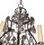 Metal 1940s Maison Baguès Rock Crystal & Rose Quartz Chandelier For Sale - Image 7 of 8