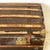 Black Large Vintage Travel Trunk, 1920s For Sale - Image 8 of 9