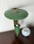 Italian Wall Lamp in Green Aluminum and Opaline Glass, 1950s For Sale - Image 6 of 10