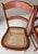 Auburn Circa 1920 Solid Oak Wood & Cane Seat Two-Rung Curved Ladderback Accent Chairs – A Pair For Sale - Image 8 of 18
