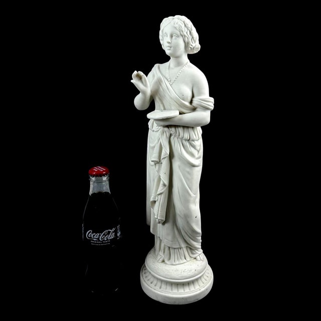 Victorian Neoclassical Bisque Figure, England, 1850s For Sale - Image 15 of 16