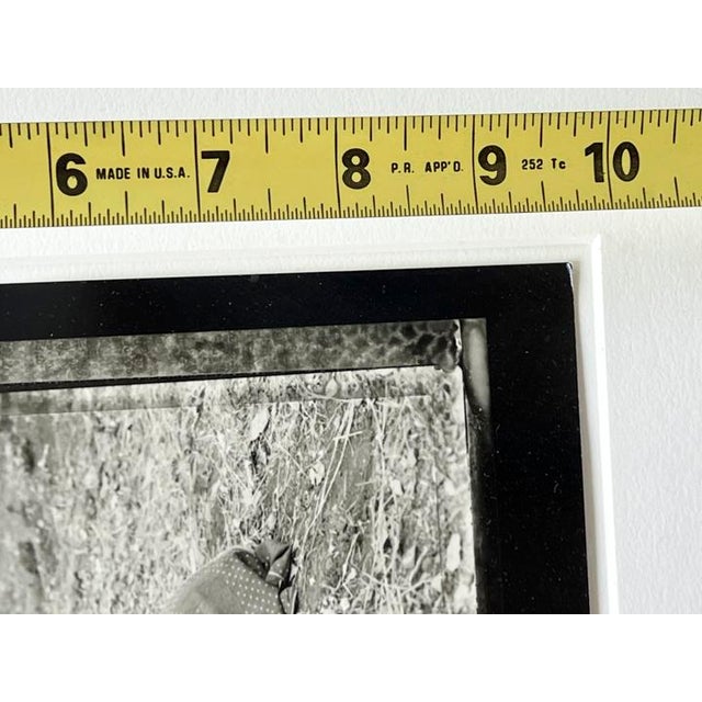 1990s 1990s Fazal Sheikh Portrait- Black & White Contact Silver Print- In a Custom Wood Frame For Sale - Image 5 of 6