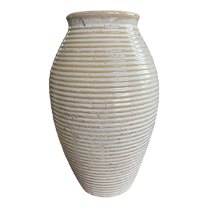Vintage Mid Century Modern Zanesville Ceramic Large California Studio Architectural Pottery /Vase
