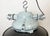 Industrial Grey Cast Aluminium Explosion Proof Lamp with Enameled Shade from Elektrosvit, 1970s For Sale - Image 3 of 16