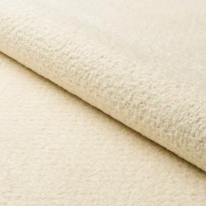 Schumacher Lucien Texture Fabric in Ivory