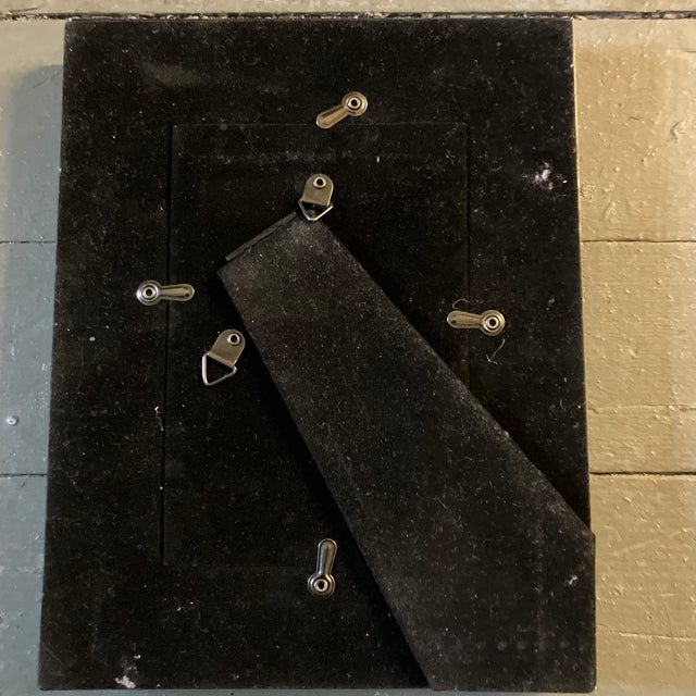 Abstract Contemporary Original Wayne Cunningham Abstract Figure Collage Tabletop Frame For Sale - Image 3 of 3