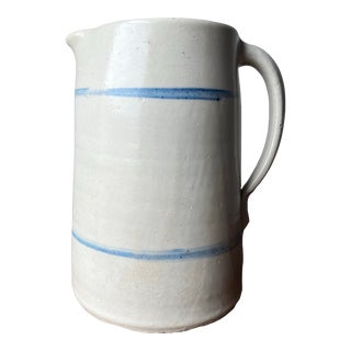 Early 20th Century Antique Crock Pitcher For Sale