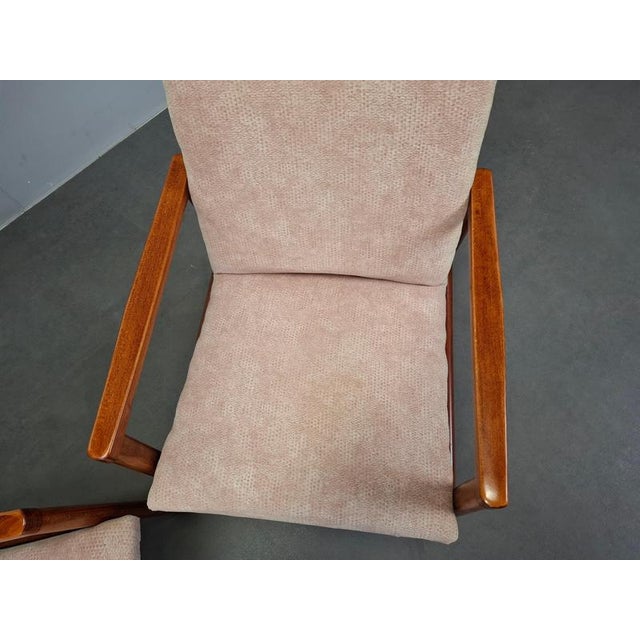 Mid-Century Modern Lounge Chairs, Czechoslovakia, 1970s, Set of 2 For Sale - Image 17 of 18