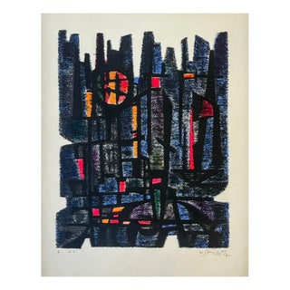 Gustave Singier, Master Gessner's Apparatus, 1957, Lithograph For Sale