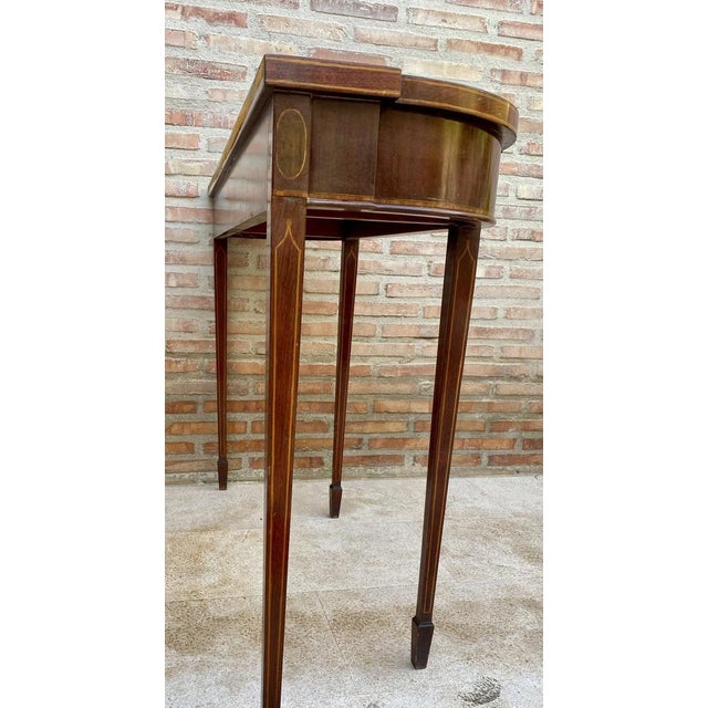 Elisabeth Console Table in Wood with Marquetry For Sale - Image 14 of 15