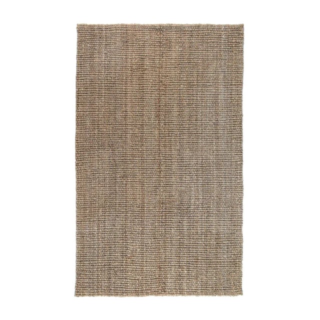 Chunky Loop Natural Jute Rug 5x8 For Sale In Los Angeles - Image 6 of 6