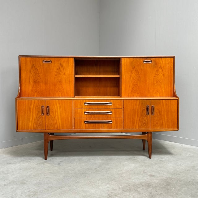 Vintage Teak Highboard from G-Plan, 1960s For Sale - Image 12 of 12