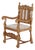 Danish Renaissance Handcrafted Armchair in Oak and New Sheepskin by Axel Einar Hjorth, 1940s For Sale