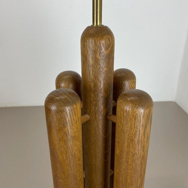 Organic Sculptural Wooden Rocket Table Light from Temde, Germany, 1970s For Sale - Image 6 of 18