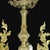 19th Century Antique French Art Nouveau Bronze 4-Light Chandelier with Frosted Glass Tulip Flower Shades and Acanthus Leaves, 1890s For Sale - Image 5 of 18