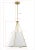 Kenneth Ludwig Chicago Pair of Adaline Gold & White Pendants For Sale - Image 4 of 4