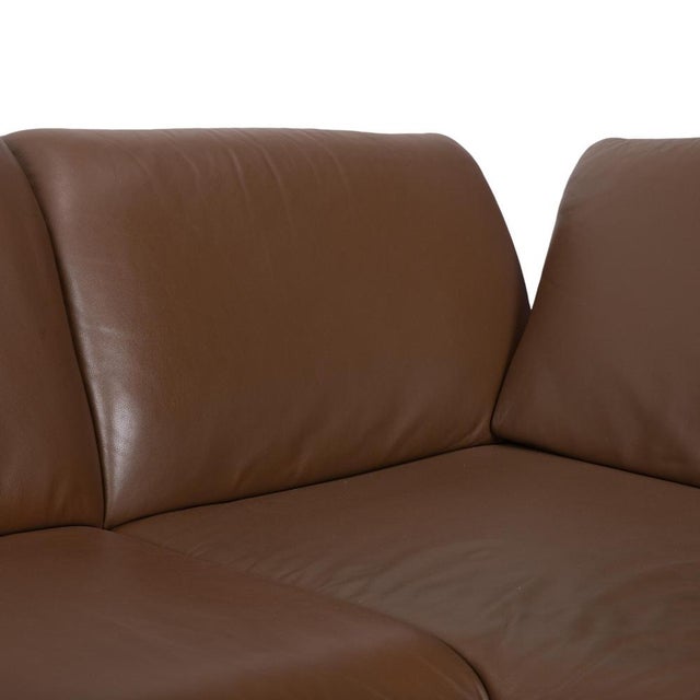 Animal Skin Loop Corner Sofa in Leather from Willi Schillig For Sale - Image 7 of 17