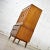 Mid-Century Modern Mid Century Gentlemen's Chest With Hexagon Paneled Design and Brass Hardware For Sale - Image 3 of 13