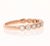 0.44 Carat Diamond Rose Gold Band Size 7 For Sale - Image 4 of 6