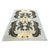 21st Century Turkish Donegal Oushak 4x6 Light Blue & Black Handmade Area Rug #1141501 For Sale - Image 4 of 6
