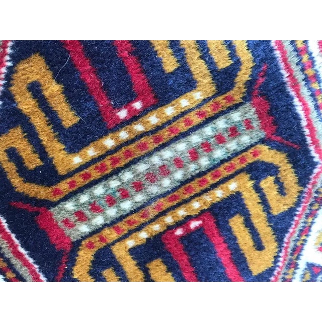 Vintage Shirvan Caucasian Azerbaijan Runner For Sale - Image 11 of 14