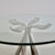 Round Table with polished metal base designed by Vittorio Introini. Italy, Saporiti, 1972. Cast aluminium base in the...