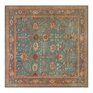 1930s Turkish Oushak Rug For Sale
