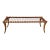 Modern Mid Century Klismos Bench For Sale - Image 4 of 4