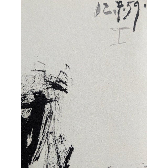 Modern Pablo Picasso, Bull, 1962, Double-Side offset Lithograph For Sale - Image 3 of 8