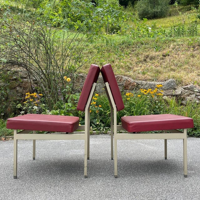 Mid-Century Modern Chairs and Coffee Table by Anonima Castles from Castelli / Anonima Castelli, Italy, 1950s, Set of 3 For Sale - Image 3 of 15