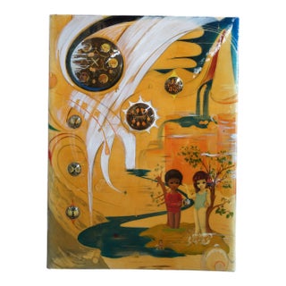 1994 "Enameled Flavor" Nuvism Surrealism Mixed Media Artwork by Scott Jacobson For Sale