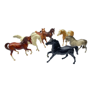 Set of Seven Vintage Medium Sized Breyer Horses