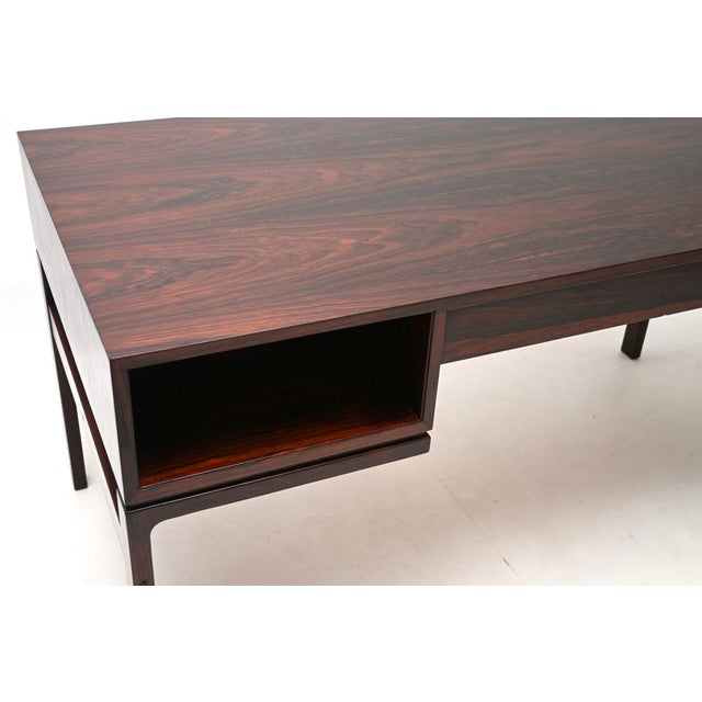 Vintage Danish Desk attributed to Arne Wahl Iversen for Vatne Møbler, 1960 For Sale - Image 10 of 11