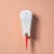 Mid-Century Modern Rocabilly White Ribbed Acrylic Glass Sconce, 1960s For Sale - Image 11 of 11