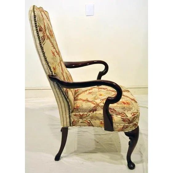 Queen AnneStyle Accent Chair Chairish