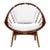 1960s Refinished Ib Kofod Larsen for Selig Hoop Chair For Sale