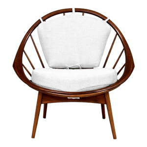 1960s Refinished Ib Kofod Larsen for Selig Hoop Chair
