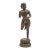 Approximate dimensions: height 19 inch x Width 6 inch x Depth 6 inch Indian Bronze Alloy Standing Figure. The figure...