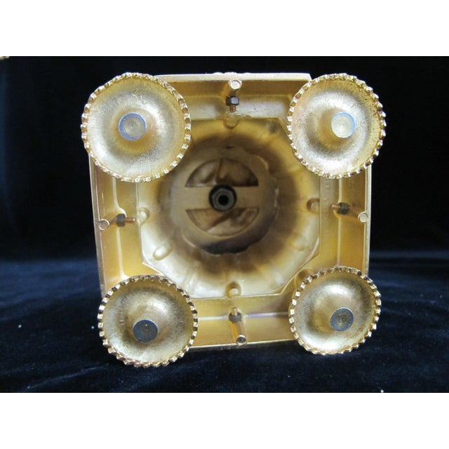 Italian Rococo Style Gilt Bronze Candelabra Candlestick Pair With Putti Cherubs For Sale - Image 15 of 16