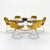 Textile Mid-Century Modern Italian Round Smoked Glass Table and Cantilever Chairs by Gastone Rinaldi, 1970s, Set of 7 For Sale - Image 7 of 18