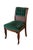 This late Victorian Eastlake-style chair features a rich mahogany frame detailed with a distinctively carved geometric...
