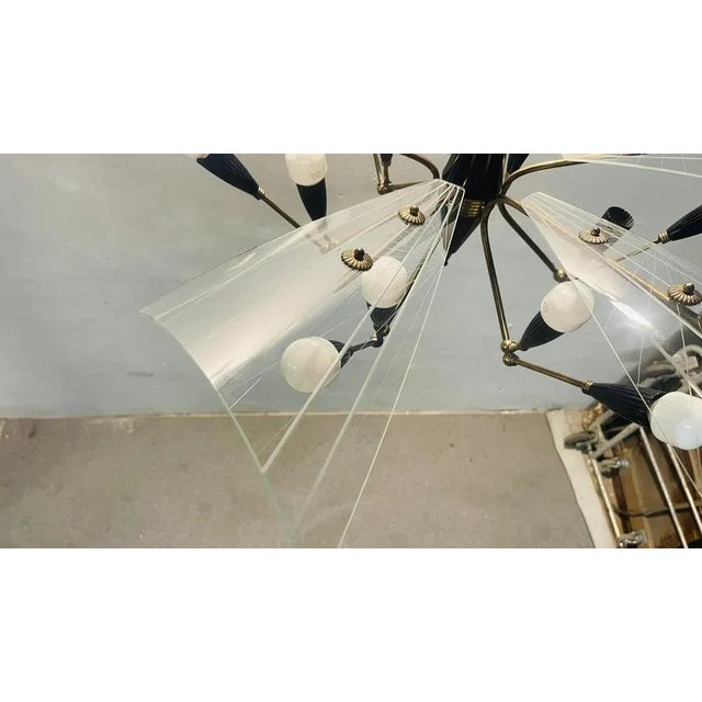 Chandelier from Stilnovo, 1950s For Sale - Image 9 of 13