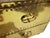 1970s Brass-Clad Riveted Campaign Trunk Coffee Table / 2-Drawer Chest For Sale - Image 4 of 11