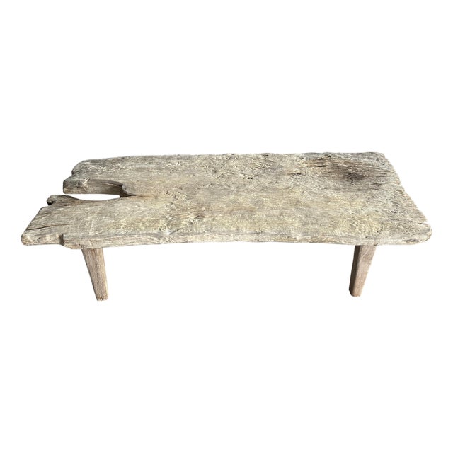 Andrianna Shamaris Wabi Sabi Teak Wood Coffee Table For Sale