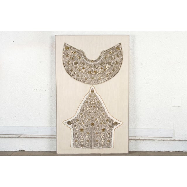 Late 19th Century 19th Century Framed Indo-Spanish Gilded Vestment For Sale - Image 5 of 6