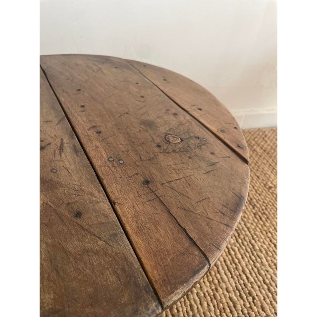 Brown Vintage Coffee Table in Oak For Sale - Image 8 of 10
