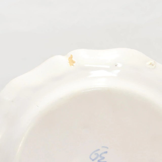 Set of 4 Antique Strasbourg French Faience Floral Plates For Sale - Image 17 of 18