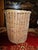 Antique Tall Splint Oak Woven Cane Gathering Basket For Sale - Image 4 of 10